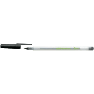 BiC Kugelschreiber ECOlutions Round Stic - 0,4 mm schwarz. von Bic