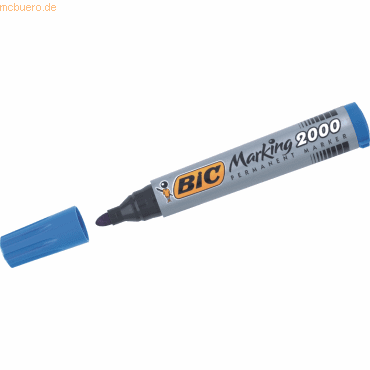 Bic Permanentmarker Marking 2000 Rundspitze 1,7mm blau Bic Permanentmarker Marking 2000 Rundspitze 1,7mm blau von Bic
