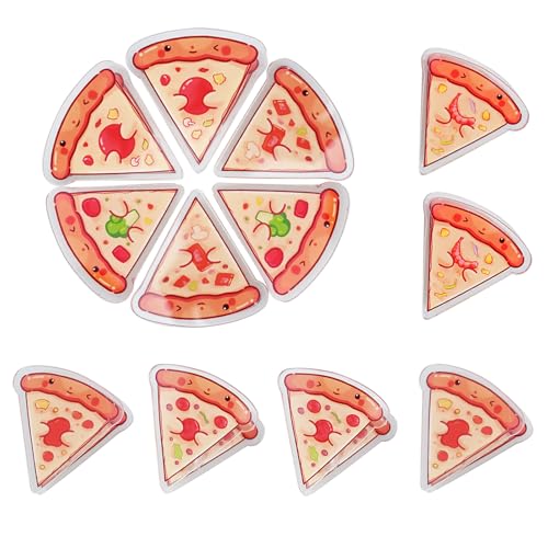12 PCS Nette Lebensmittelbeutel-Clip, lustige Pizza geformte Chip-Clips, Acryl-Papier-Clip-Beutel-Clips für luftdichte Dichtungs-Lebensmittel-Lagerung (Pizza) von BieFuSin