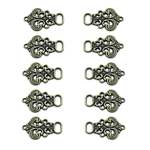 Bieiyhe 10 Stück Dirndl Schließe,Schnalle für DirndlschüRze,Dirndl Knöpfe,Dirndlspange für Schürze,Miederhaken Dirndl Offen,Miederhaken Metall,Antik Verschluss für Trachten zum Annähen-33x21mm Bieiyhe 10 Stück Dirndl Schließe,Schnalle für DirndlschüRze,Dirndl Knöpfe,Dirndlspange für Schürze,Miederhaken Dirndl Offen,Miederhaken Metall,Antik Verschluss für Trachten zum Annähen-33x21mm von Bieiyhe