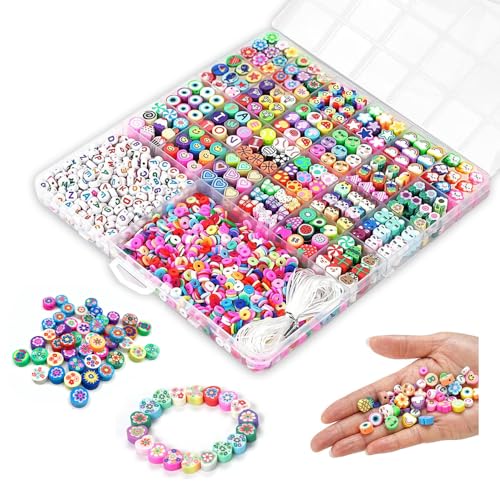 Bieiyhe 2300pcs Perlen für Armbänder Kit,Perlen zum Auffädeln Kinder,Beads For Bracelets,Armbänder Selber Machen,Polymer Ton Perlen,Diy Armband Set,Perlen für Schmuckherstellung,Perlenschmuck Basteln Bieiyhe 2300pcs Perlen für Armbänder Kit,Perlen zum Auffädeln Kinder,Beads For Bracelets,Armbänder Selber Machen,Polymer Ton Perlen,Diy Armband Set,Perlen für Schmuckherstellung,Perlenschmuck Basteln von Bieiyhe