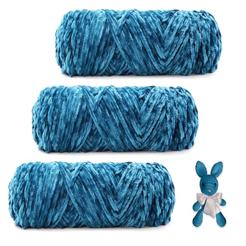 Bieiyhe Chenille Garn zum Häkeln 3 X 100 g, Handstrickgarn,Wollbiene,Chenillegarn Kuschelweich,Häkelgarn Wolle,Babywolle,Strickwolle Set,Grobstrick Super Soft,Chenille Garn Flauschig für Weben Schals Bieiyhe Chenille Garn zum Häkeln 3 X 100 g, Handstrickgarn,Wollbiene,Chenillegarn Kuschelweich,Häkelgarn Wolle,Babywolle,Strickwolle Set,Grobstrick Super Soft,Chenille Garn Flauschig für Weben Schals von Bieiyhe