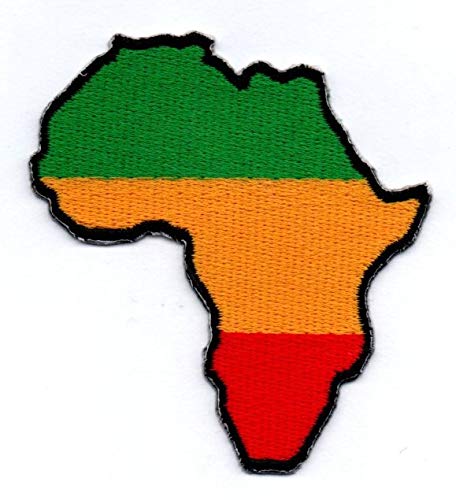Afrika - Aufnäher Bügelbild Stickbild Abzeichen Iron on Patch von Bienpatch
