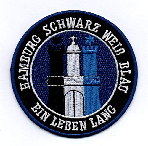 Birsppy Hamburg - Aufnäher, Bügelbild, Stickbild, Iron on Patch von Bienpatch