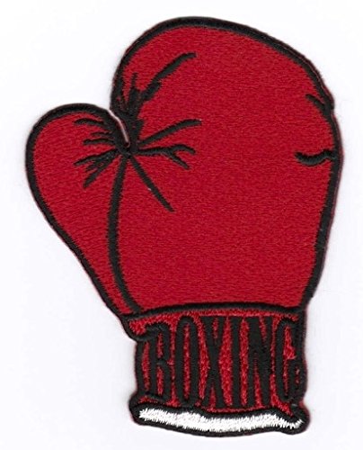 Boxhandschuh Aufnäher/Bügelbild/Abzeichen/Iron on Patch "Boxing" von Bienpatch
