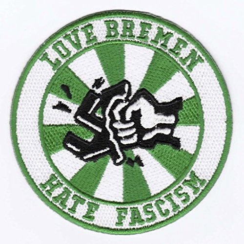 Bremen Aufnäher/Bügelbild/Abzeichen/Iron on Patch "Love Bremen - Hate Fascism" Bremen Aufnäher/Bügelbild/Abzeichen/Iron on Patch "Love Bremen - Hate Fascism" von Bienpatch
