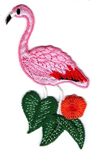 Flamingo Aufnäher / Bügelbild / Stickbild / Iron on Patch von Bienpatch