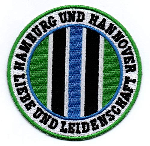 Hamburg & Hannover Aufnäher/Bügelbild/Stickbild/Abzeichen/Iron on Patch von Bienpatch