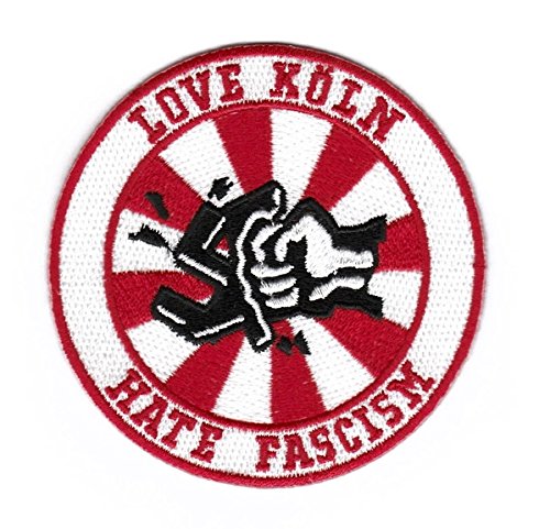 Köln Aufnäher/Bügelbild/Abzeichen/Iron on Patch "Love Köln - Hate Fascism" Köln Aufnäher/Bügelbild/Abzeichen/Iron on Patch "Love Köln - Hate Fascism" von yaco