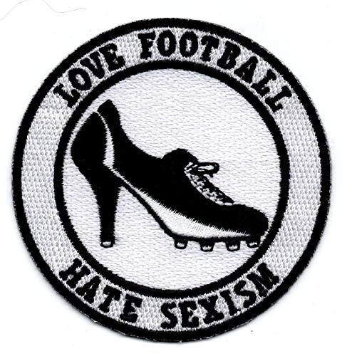 Love Football Hate Sexism - Aufnäher Bügelbild Stickbild Iron on Patch Love Football Hate Sexism - Aufnäher Bügelbild Stickbild Iron on Patch von Bienpatch