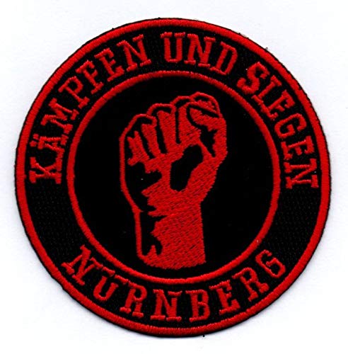 Nürnberg Aufnäher/Stickbild/Abzeichen/Iron on Patch/Sew "Kämpfen und Siegen" Nürnberg Aufnäher/Stickbild/Abzeichen/Iron on Patch/Sew "Kämpfen und Siegen" von Bienpatch