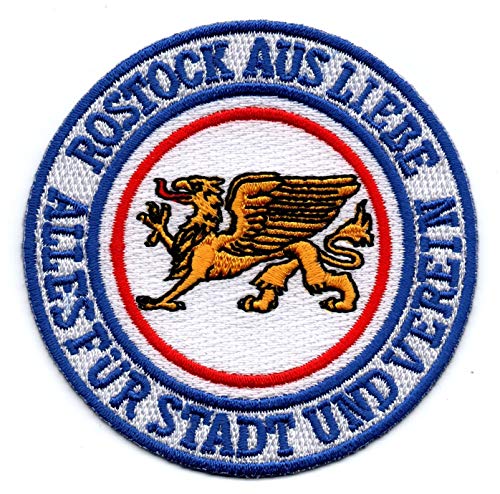 Rostock Abzeichen - Aufnäher Bügelbild Stickbild Iron on Patch Rostock Abzeichen - Aufnäher Bügelbild Stickbild Iron on Patch von Bienpatch