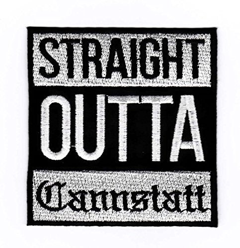 Stuttgart Aufnäher/Bügelbild/Iron on Patch "Straight OUTTA Cannstatt" von yaco