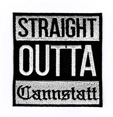 Stuttgart Aufnäher/Bügelbild/Iron on Patch "Straight OUTTA Cannstatt" von Bienpatch