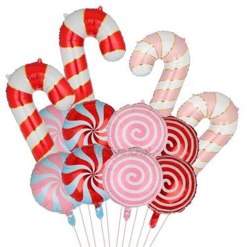 Big Eye Owl 12 Stück Weihnachten Zuckerstangen SüßIgkeiten Luftballons Rot Rosa Candy Cane Balloons Große Zuckerstange Folienballon Weihnachtsdeko Big Eye Owl 12 Stück Weihnachten Zuckerstangen SüßIgkeiten Luftballons Rot Rosa Candy Cane Balloons Große Zuckerstange Folienballon Weihnachtsdeko von Big Eye Owl