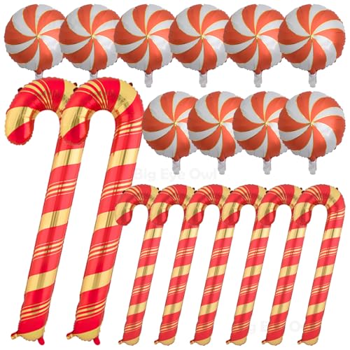 Big Eye Owl 18 Stück Rot Weihnachten Luftballons Zuckerstangen SüßIgkeiten Folienballon Große Red Candy Cane Balloons Zuckerstange Folienballon Xmas Party Weihnachtsdeko Big Eye Owl 18 Stück Rot Weihnachten Luftballons Zuckerstangen SüßIgkeiten Folienballon Große Red Candy Cane Balloons Zuckerstange Folienballon Xmas Party Weihnachtsdeko von Big Eye Owl