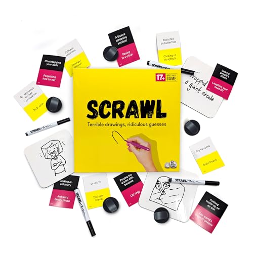 Scrawl: EIN Partyspiel für Erwachsene voller gräßlicher Zeichnungen und lächerlichen Rateversuchen (ENGLISCHE Version) (English Version) von Big Potato