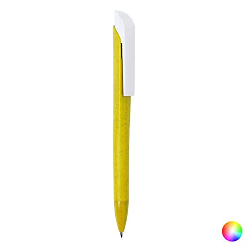 BigBuy Eco 146322 umweltfreundlicher Kugelschreiber, Gelb von BigBuy Eco