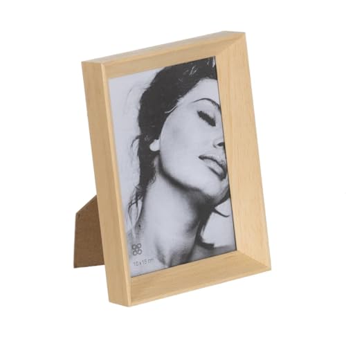 BigBuy Home Bilderrahmen, Beige, Holz, Glas, 12 x 2,5 x 17 cm von BigBuy Home