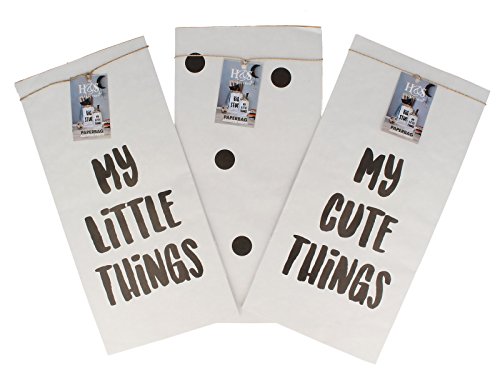 BigBuy Home Oh My Home Papiertüte, klein, 15 x 30 x 8 cm, mehrfarbig, Einheitsgröße von BigBuy Home
