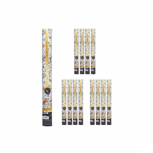 Konfettikanone 9901-30, mehrfarbig, Papier, Kunststoff, 5 x 28,5 x 5 cm (12 Stück) - Marke: BigBuy Home - EAN: 4899888773047 von BigBuy Home