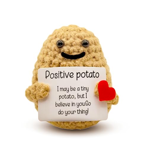 BigDaddy Positive Potato Geschenkidee für Damen zum Geburtstag | Positive Kartoffel Glücksbringer Schafft und stärkt Bindungen - Personalisierte und originelle Geschenke - Geschenk für Valentinstag, von BigDaddy