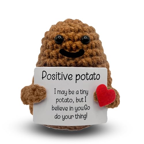 BigDaddy Positive Potato Geschenkidee für Damen zum Geburtstag | Positive Kartoffel Glücksbringer Schafft und stärkt Bindungen - Personalisierte und originelle Geschenke - Geschenk für Valentinstag, von BigDaddy