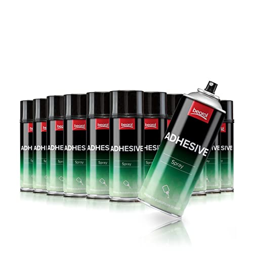 BigDean by Beorol 12 Dosen Sprühkleber Industriekleber – je 400 ml Sprühdose transparent extra stark – Kraftsprühkleber Kontaktkleber Haftkleber Spray Bastelkleber BigDean by Beorol 12 Dosen Sprühkleber Industriekleber – je 400 ml Sprühdose transparent extra stark – Kraftsprühkleber Kontaktkleber Haftkleber Spray Bastelkleber von BigDean
