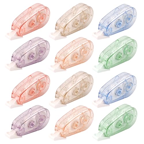 BigKego 12 Stück Korrekturbänder Set Korrekturroller Korrekturmaus Mini Pocket Mouse Correction Tape für Kinder Schüler Büro Zuhause Schule 6 Farben 5m x 5mm BigKego 12 Stück Korrekturbänder Set Korrekturroller Korrekturmaus Mini Pocket Mouse Correction Tape für Kinder Schüler Büro Zuhause Schule 6 Farben 5m x 5mm von BigKego