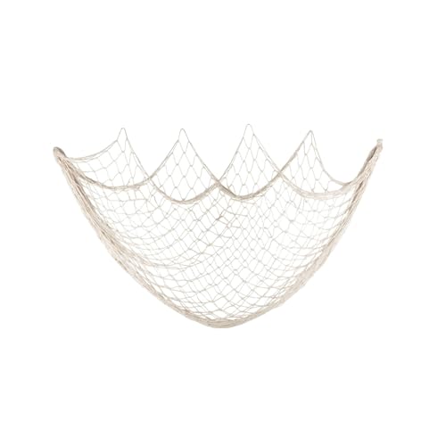 BigKego Fischernetz Deko Maritim Fischernetz Dekonetze Wand Nautisches Fischnetz im Mediterranen Stil für Aufhängen Hintergrund Wohnzimmer Wand Deko 100 x 200 cm BigKego Fischernetz Deko Maritim Fischernetz Dekonetze Wand Nautisches Fischnetz im Mediterranen Stil für Aufhängen Hintergrund Wohnzimmer Wand Deko 100 x 200 cm von BigKego