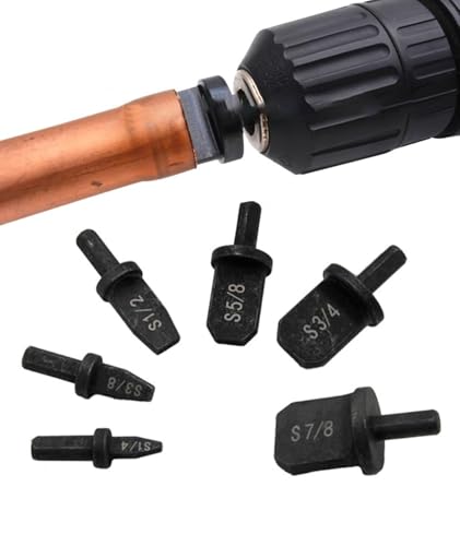 BigKing Bördelgerät für Klimaanlage, Werkzeug-Set, Kupferrohre für Klimaanlagen, mit Stahlgriff, Expander von Rohren, Bohrer-Set, Expansionsbohrer, Drehrohr (B) von BigKing