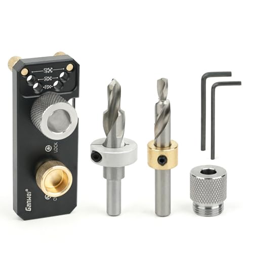 BigKing Bohrhilfe-Set für Aluminiumprofile, mit M8/M6 Stufenbohrer, 10 mm Bohrbuchse, 2 Sechskantschlüssel für Aluminiumprofile – Perfekte Löcher für 20/30/40 Serie BigKing Bohrhilfe-Set für Aluminiumprofile, mit M8/M6 Stufenbohrer, 10 mm Bohrbuchse, 2 Sechskantschlüssel für Aluminiumprofile – Perfekte Löcher für 20/30/40 Serie von BigKing