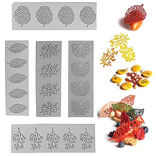 Kuchen-Silikonform, Blätter, Blatt-Silikonformen, hohle Kuchendekoration, Spitze, Silikonform, Kuchenprägung, Matte für Schokolade, Zucker Kuchen-Silikonform, Blätter, Blatt-Silikonformen, hohle Kuchendekoration, Spitze, Silikonform, Kuchenprägung, Matte für Schokolade, Zucker von BigKing