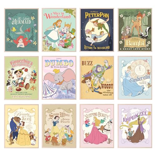 BigWig Prints Disney-Wandkunst, Disney-Poster, Prinzessinnen-Wandkunst, Kinderzimmer-Dekor, Disneyland-Poster, Prinzessinnen-Raumdekoration, Kinderzimmer, Vintage-Geschenke, Bambi-Cinderella, BigWig Prints Disney-Wandkunst, Disney-Poster, Prinzessinnen-Wandkunst, Kinderzimmer-Dekor, Disneyland-Poster, Prinzessinnen-Raumdekoration, Kinderzimmer, Vintage-Geschenke, Bambi-Cinderella, von BigWig Prints
