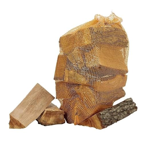 100 Stück Netzbeutel mit Kordel 45x60cm | Starker Netzsack mit Kordelzug | 30L Netzbeutel für Brennholz 100 Stück Netzbeutel mit Kordel 45x60cm | Starker Netzsack mit Kordelzug | 30L Netzbeutel für Brennholz von Bigbagland