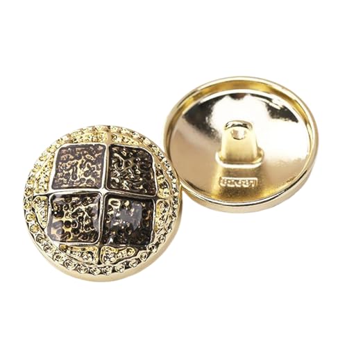 Elegante Metallknöpfe für Mäntel und Pullover (Farbe 3, 36L-23,0 mm) von Bihahyj
