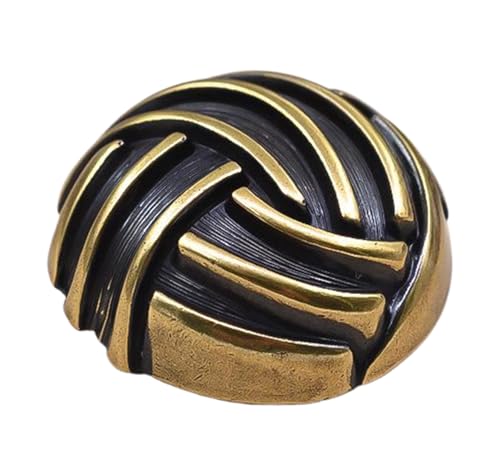 Eleganter Damenmantel mit Metallknöpfen und Pilzverzierungen (Farbe 1, 18 mm) von Bihahyj