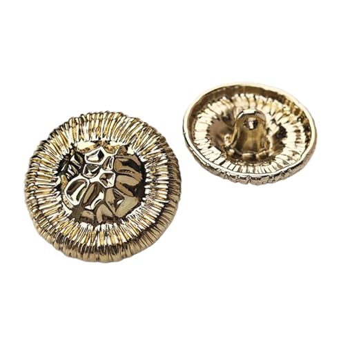Eleganter Metallknopf für Damenmäntel und Hemden (Farbe 2, 36L-23,0 mm) von Bihahyj