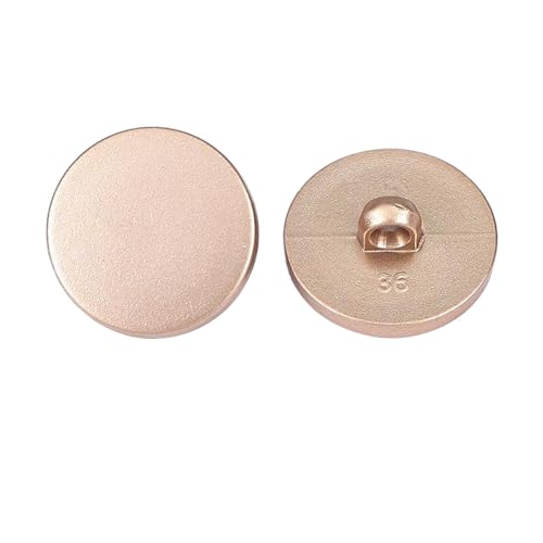 Goldene Kunststoffknöpfe für Pullover, Mäntel und Blazer (Farbe 1, 15 mm24L) von Bihahyj