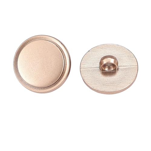 Goldene Kunststoffknöpfe für Pullover, Mäntel und Blazer (Farbe 2, 18 mm-28 l) von Bihahyj