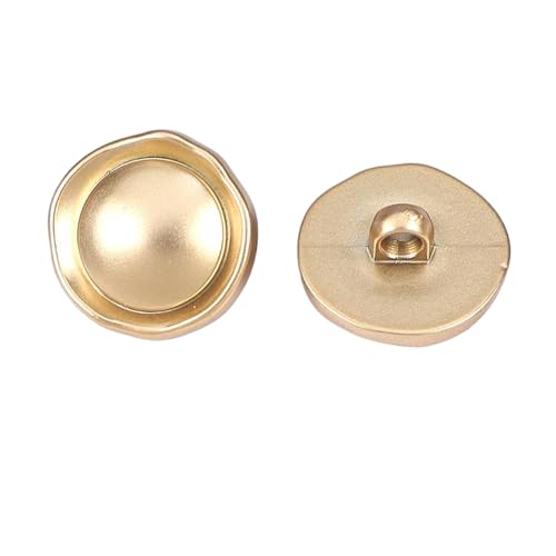 Goldene Kunststoffknöpfe für Pullover, Mäntel und Blazer (Farbe 3, 18 mm-28 L) von Bihahyj