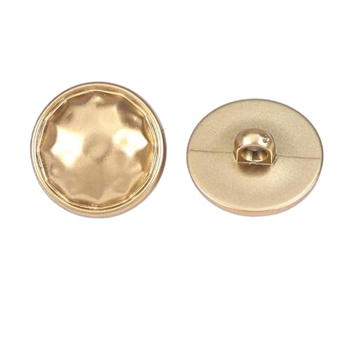 Goldene Kunststoffknöpfe für Pullover, Mäntel und Blazer (Farbe 4, 21 mm-34 L) von Bihahyj