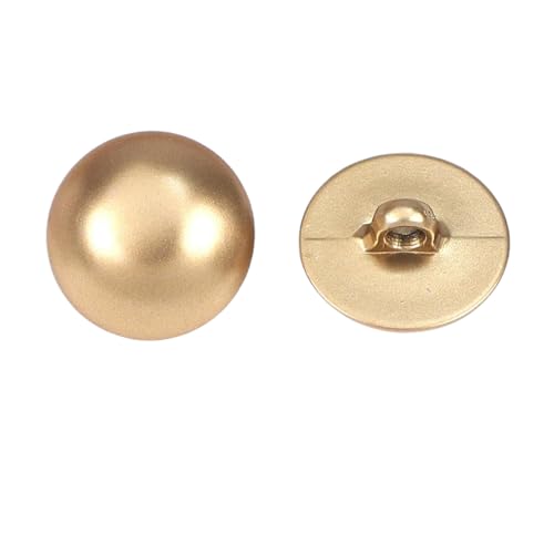 Goldene Kunststoffknöpfe für Pullover, Mäntel und Blazer (Farbe 5, 15 mm24L) von Bihahyj