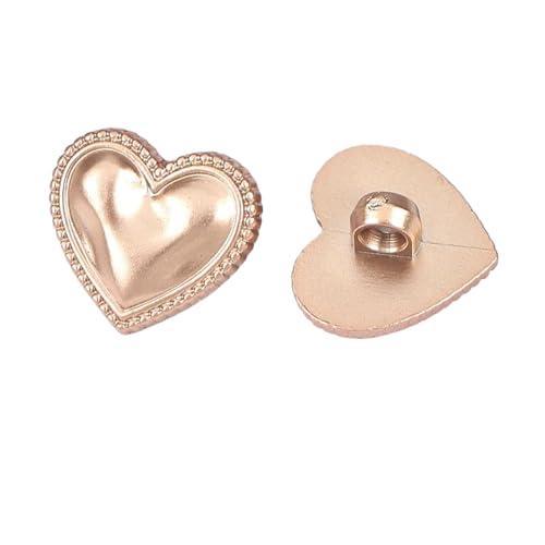 Goldene Kunststoffknöpfe für Pullover, Mäntel und Blazer (Farbe 6, 18 mm-28 L) von Bihahyj
