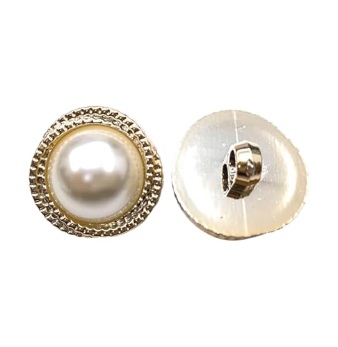 Goldfarbene Kunststoffknöpfe für Mäntel und Accessoires (Gold, 34L-21,0 mm) von Bihahyj