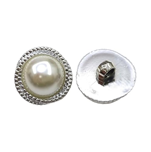 Goldfarbene Kunststoffknöpfe für Mäntel und Accessoires (Weiß, 28L-17,5 mm) von Bihahyj