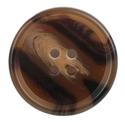 Harzknöpfe für Hemden und Jacken, 15 - 30 mm (Farbe 2, 28 mm), 10 Stück von Bihahyj