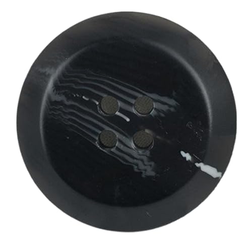 Harzknöpfe für Hemden und Jacken, 15 - 30 mm (Farbe 6, 28 mm), 10 Stück von Bihahyj