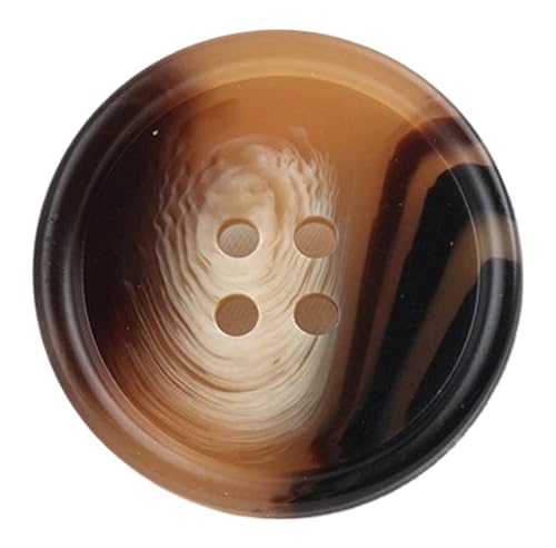 Harzknöpfe für Hemden und Jacken, 15 - 30 mm (Farbe 8, 25 mm), 10 Stück von Bihahyj
