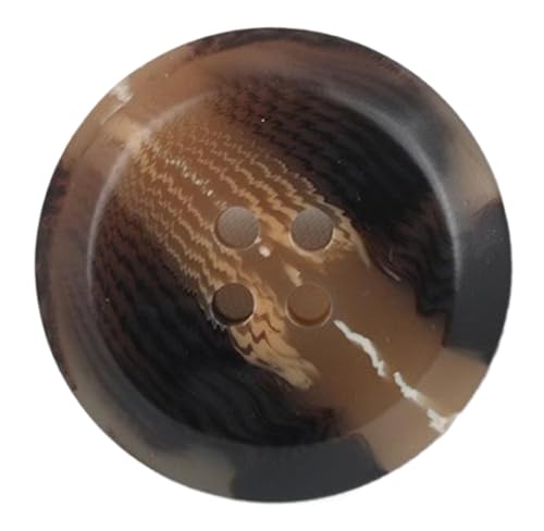 Harzknöpfe für Hemden und Jacken, 15 mm - 30 mm (Farbe 5, 15 mm), 10 Stück von Bihahyj